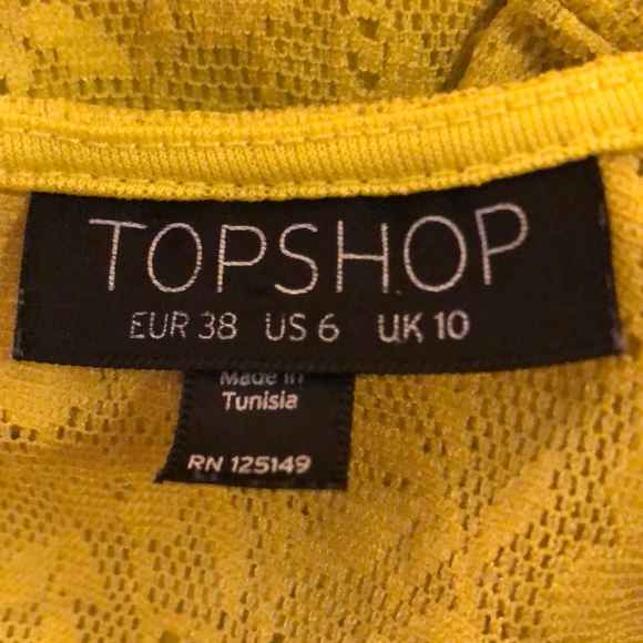 🟠 TOPSHOP 🟠 lace above the knee dress - Picture 4 of 9